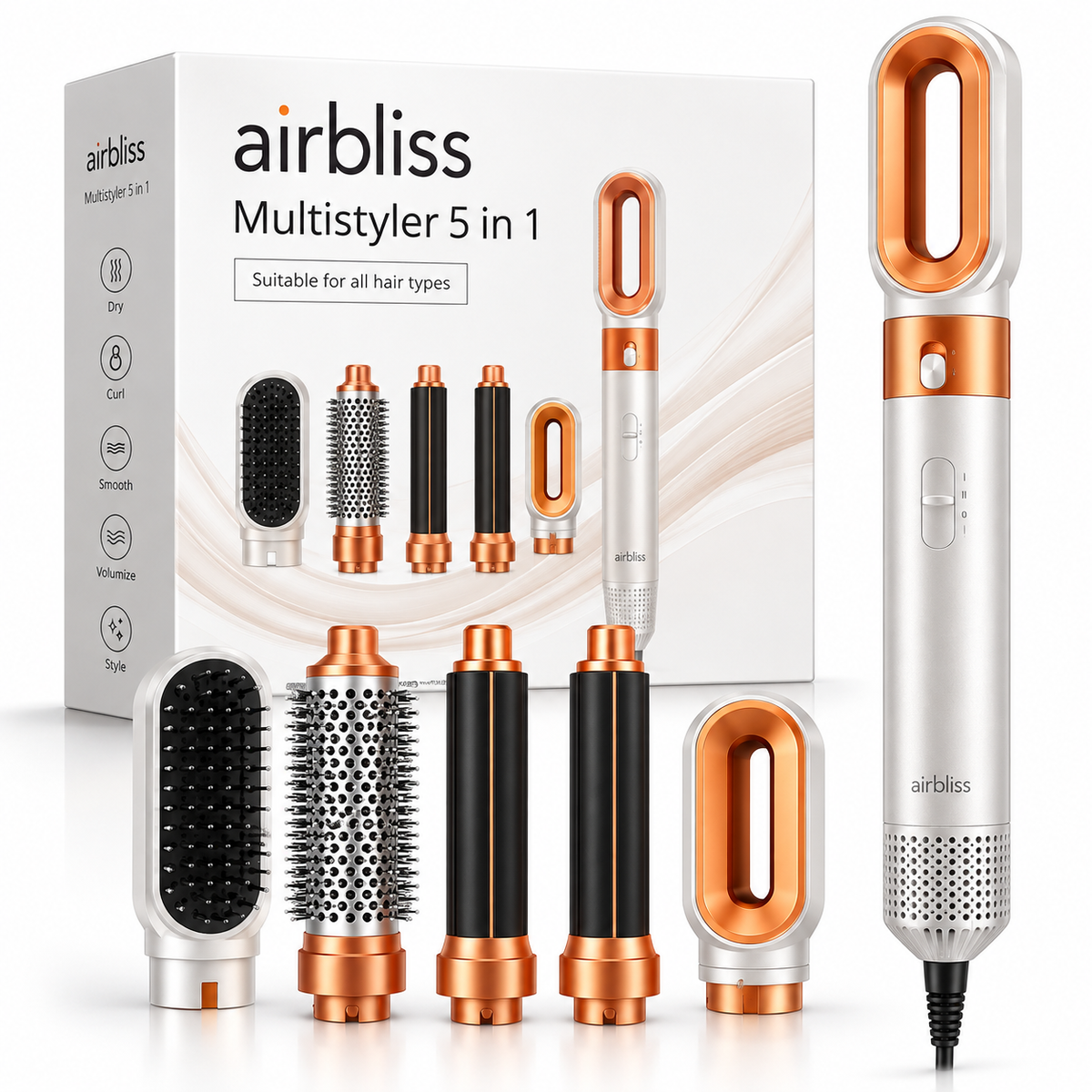 Airbliss Multistyler 5 in 1 Produktdarstellung