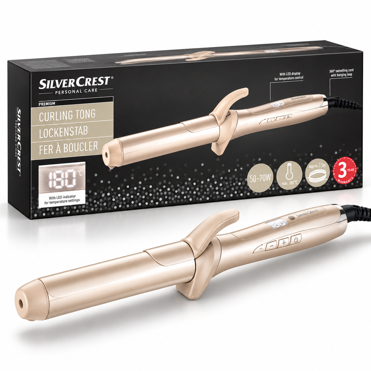 SilverCrest Lockenstab Produktdarstellung
