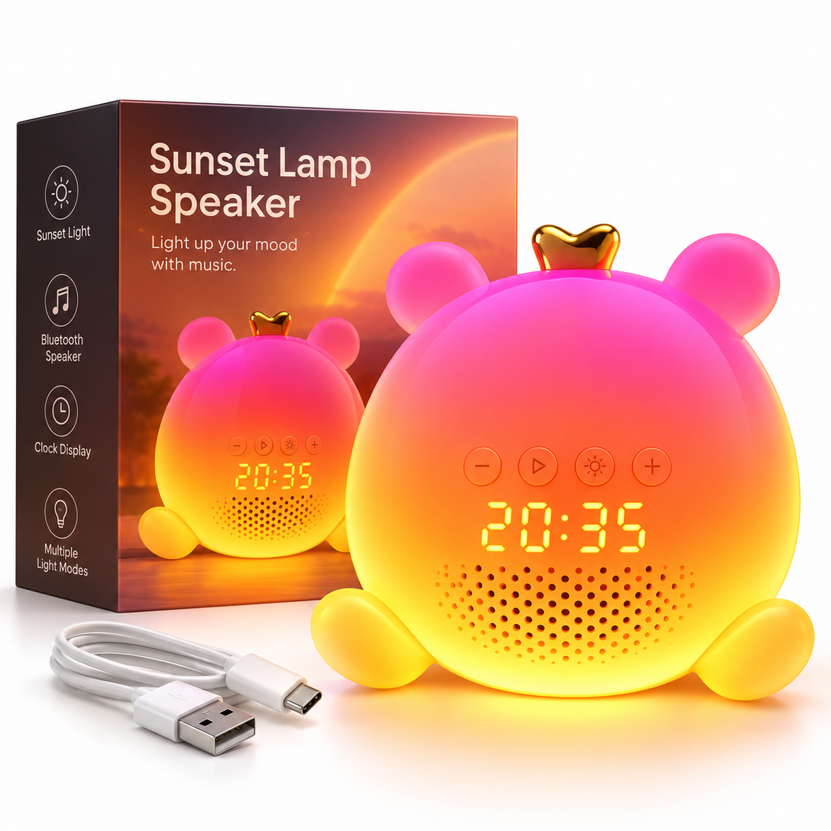 Sunset Lamp Speaker Produktdarstellung